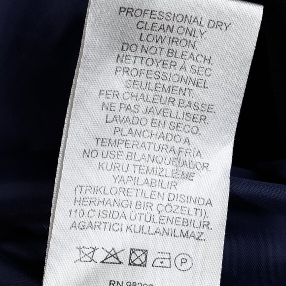 Tibi Quilted Combo Navy Blazer Jacket - Picture 12 of 12